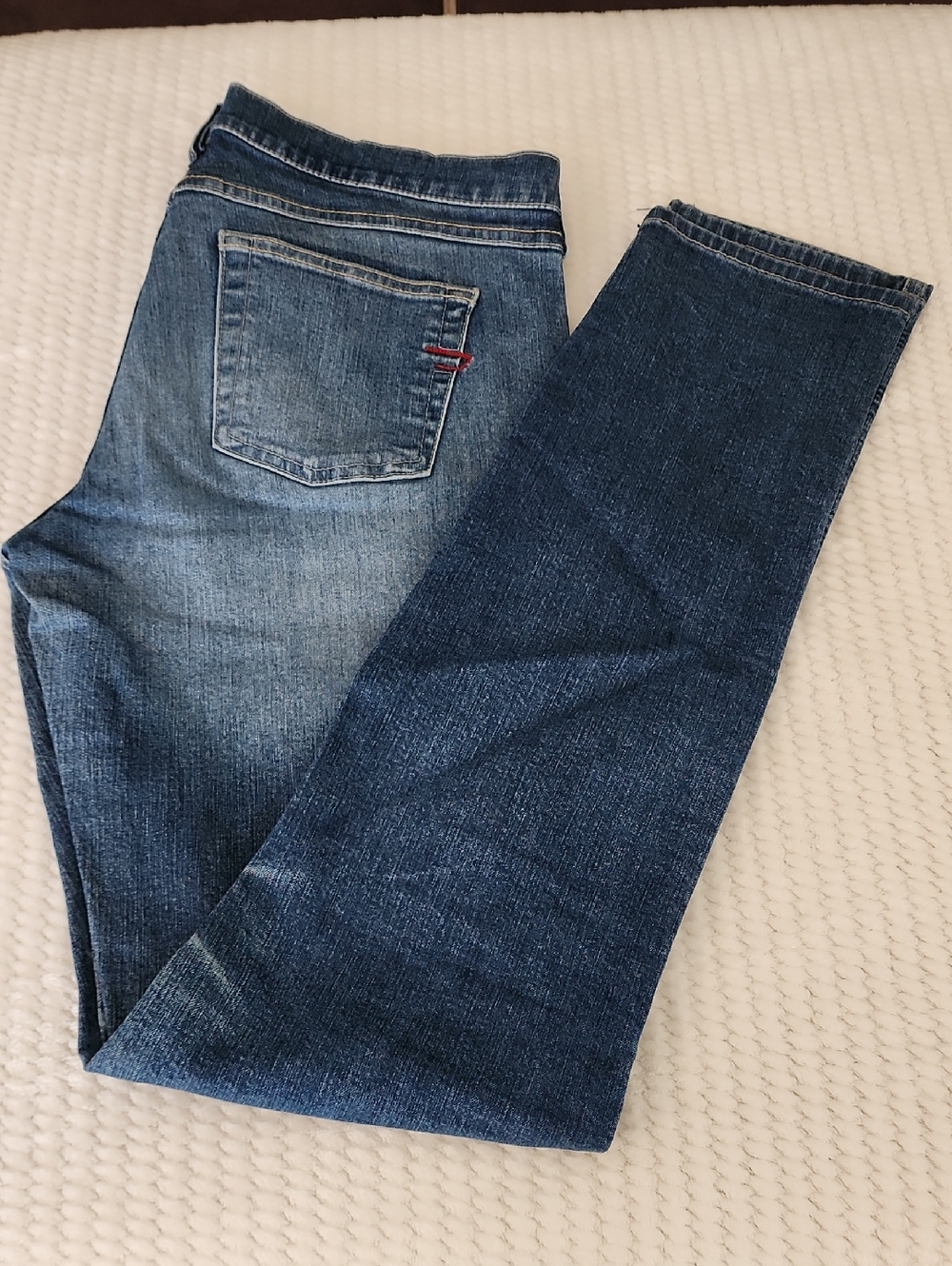 Diesel Zink Vintage Blue Jeans Mide Rise